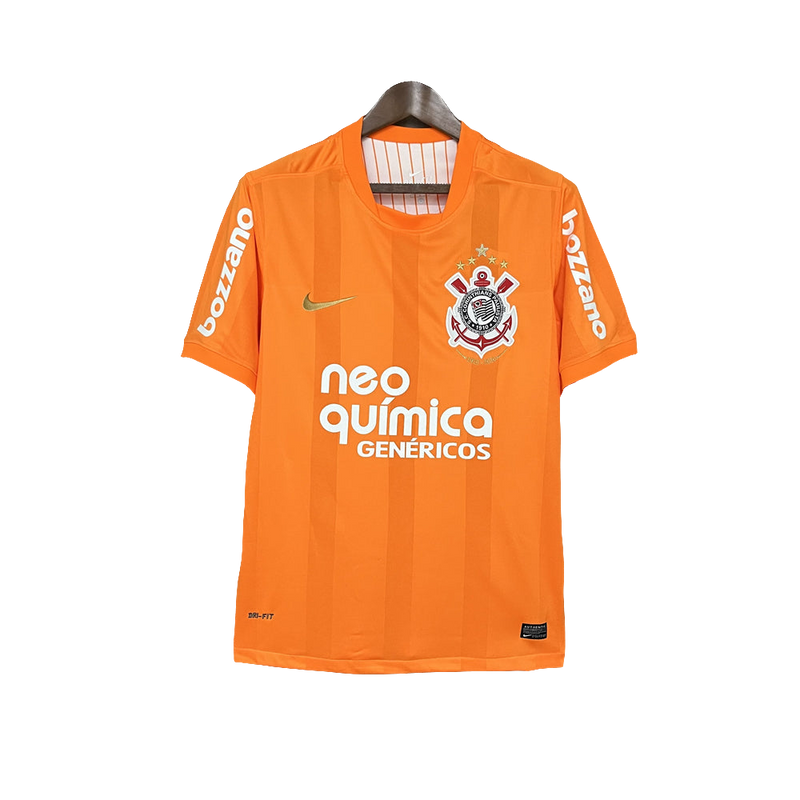 Corinthians 2010 Goalkeeper Orange Jersey - Retro Version