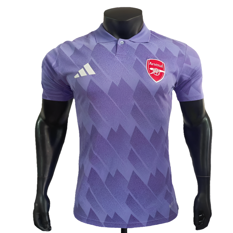Arsenal 25/26 Polo Edition Jersey - Purple - Player Version