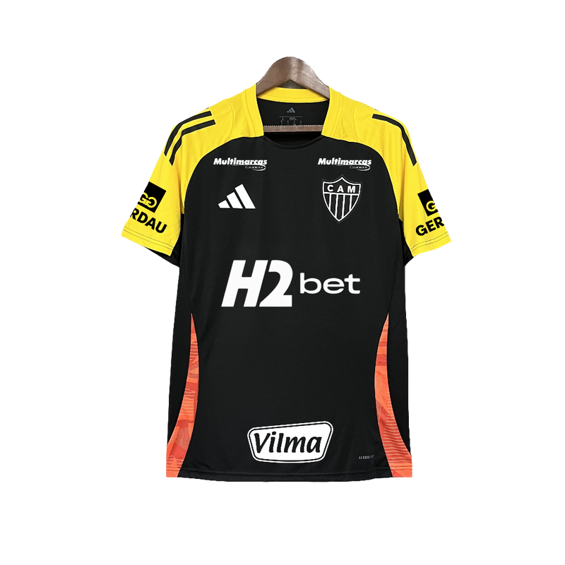 Atletico Mineiro 25/26 Training Jersey - All Sponsors - Black - Fan Version