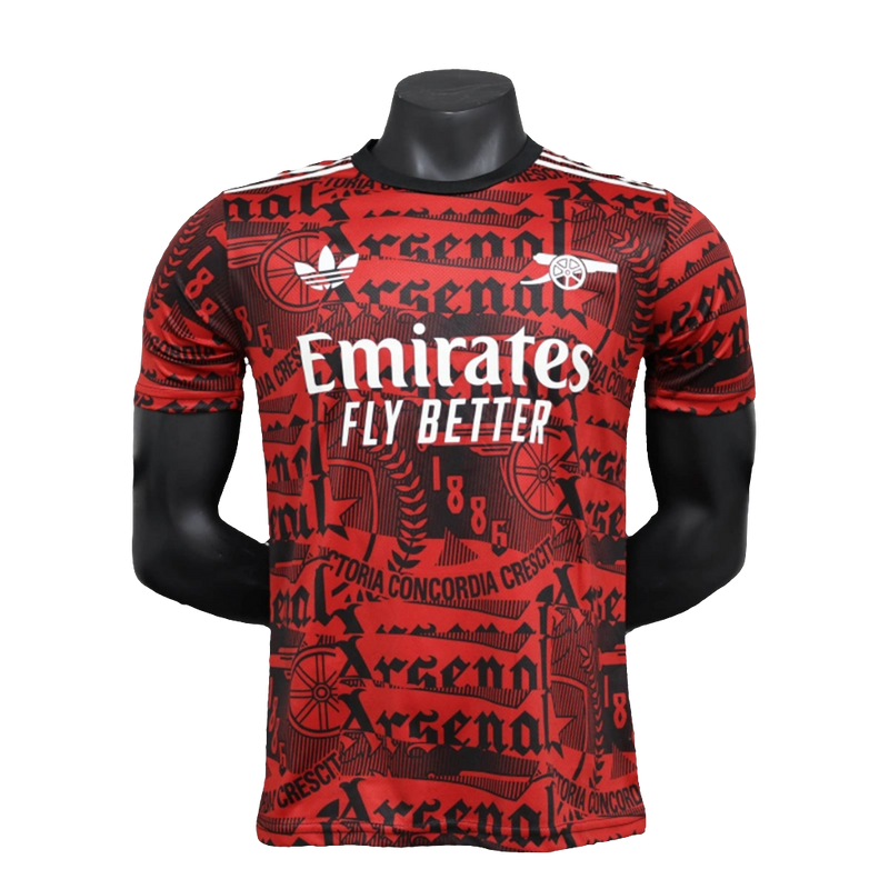 Arsenal 25/26 Training Jersey - Dark Red - Player Version