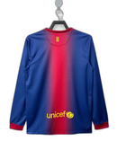 Barcelona 12/13 I Home Jersey - Long Sleeve Retro Version