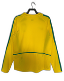 Brazil 2002 I Home Jersey - Long Sleeve Retro Version